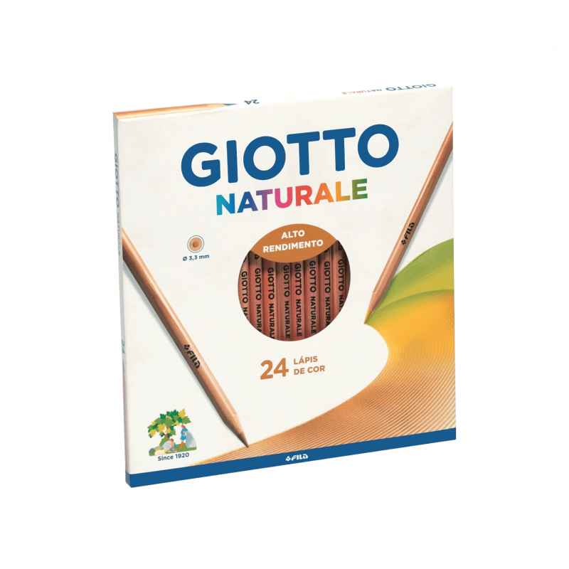 Lápis de Cor Giotto Natural Caixa 24 unidades