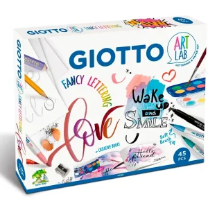 Conjunto Artístico Giotto Fancy Lettering - 45 Unidades