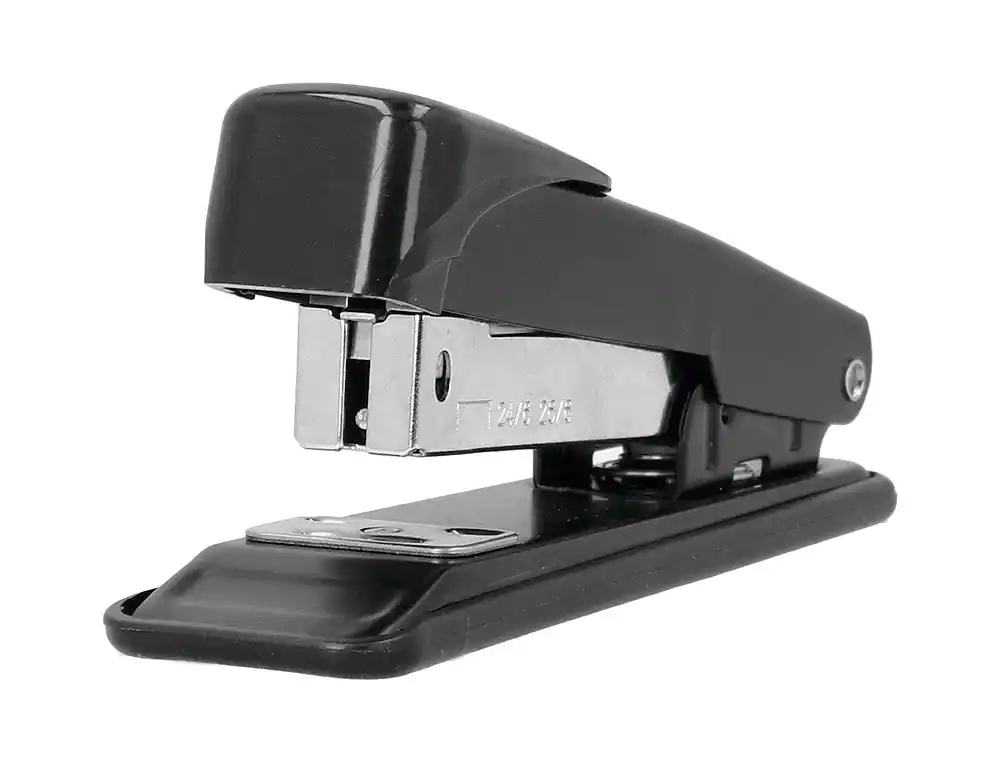 AGRAFADOR GREENING METALICO COR PRETO 24/6