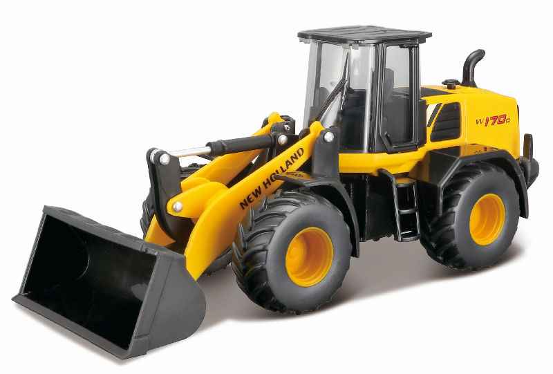 Carregadora de rodas New Holland W170D amarela e preta