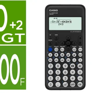 Calculadora casio fx-82sp cw iberia classwiz cientifica 300 funcoes 9 memorias com capa.
