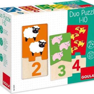 Puzzle goula infantil duo 1-10