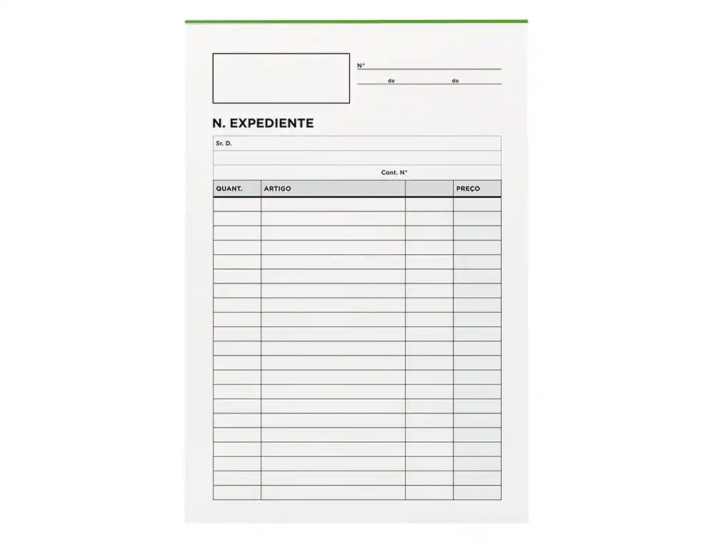 Bloco expediente duplicado 215x155 mm - Image 2