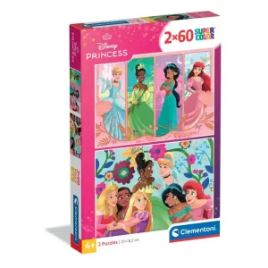 PUZZLE 2X60 DISNEY PRINCESS