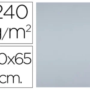 CARTOLINA 50X65 CM 240 GR  25 UNIDADES  CINZA