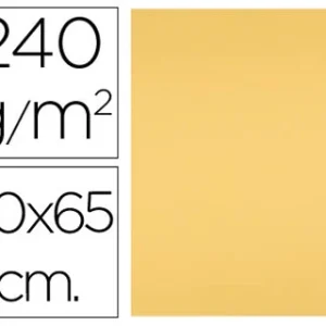 CARTOLINA 50X65 CM 240 GR  25 UNIDADES AMARELO OURO