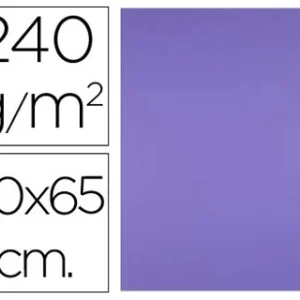CARTOLINA 50X65 CM 240 GR  25 UNIDADES LILAS