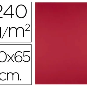 CARTOLINA 50X65 CM 240 GR  25 UNIDADES VERMELHO NATAL