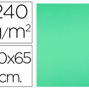 CARTOLINA 50X65 CM 240 GR  25 UNIDADES VERDE PISTACHO