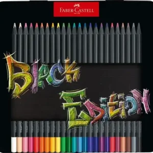 Lápis de cor Faber-Castell Black Edition 24 Unid