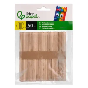 ESPATULAS DE MADEIRA 50 UNIDADES