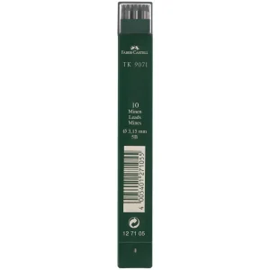TUBO DE MINAS 3,15MM 5B FABER-CASTELL – 10 MINAS