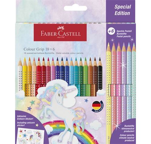 Lápis de Cor Faber-Castell Sparkle 18+6 Unidades