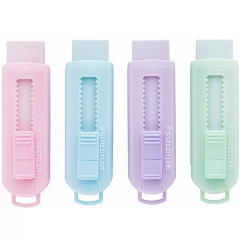 Borracha colorida 4 cores pastéis