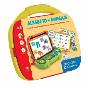 Mala magnetica - alfabeto e animais clementoni education