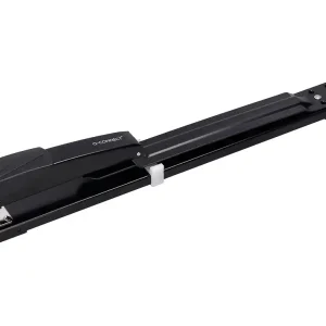 AGRAFADOR METALICA BRAÇO LONGO 24/6 E 26/6 PRETA