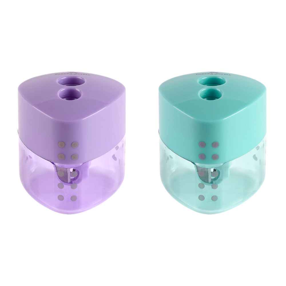 Afia Lápis com depósito, 2 furos