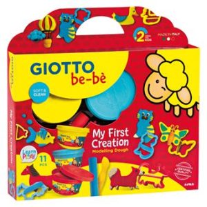 Plasticinas e Formas Giotto Be-Bè para Modelar - 11 Peças