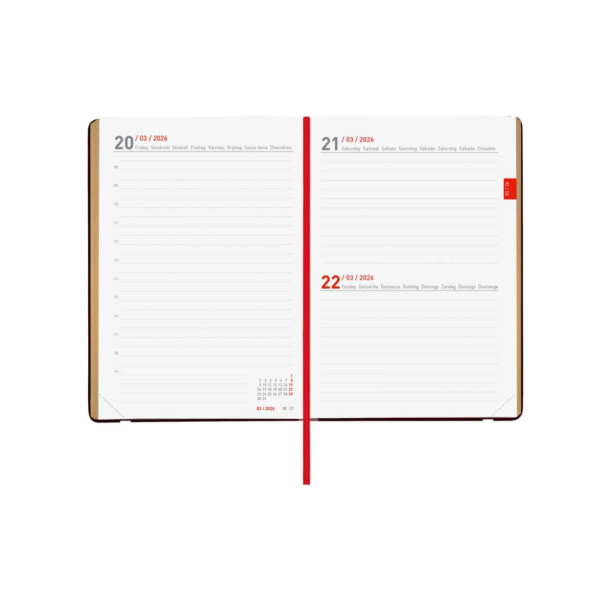 Agenda 1 dia por pagina 2025/26 finocam18 meses - Image 2