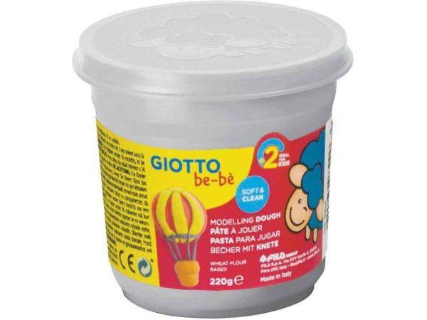 Pasta de Modelar GIOTTO Be-Be branco - 220 g