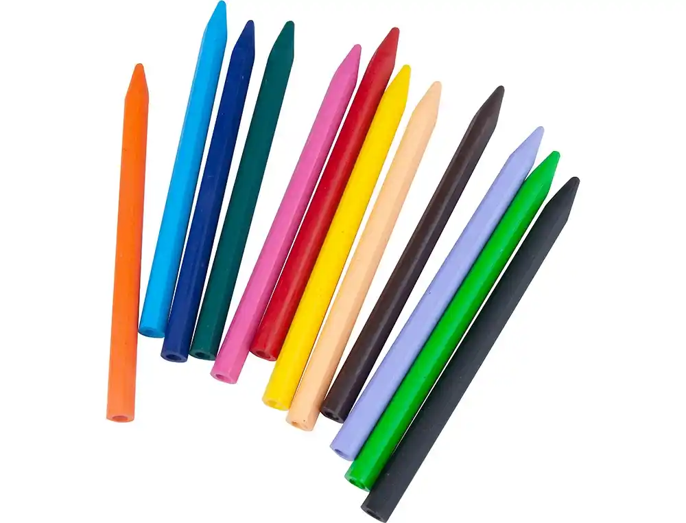 Lápis de cera triangulares, práticos e resistentes - Image 2