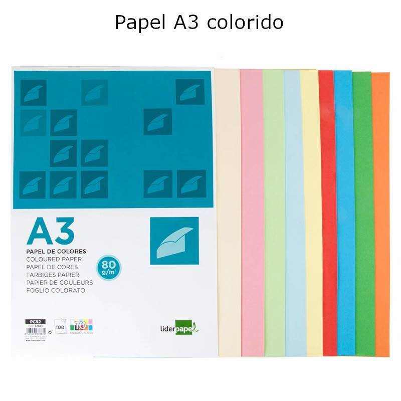PAPEL A3 80G COLORIDO