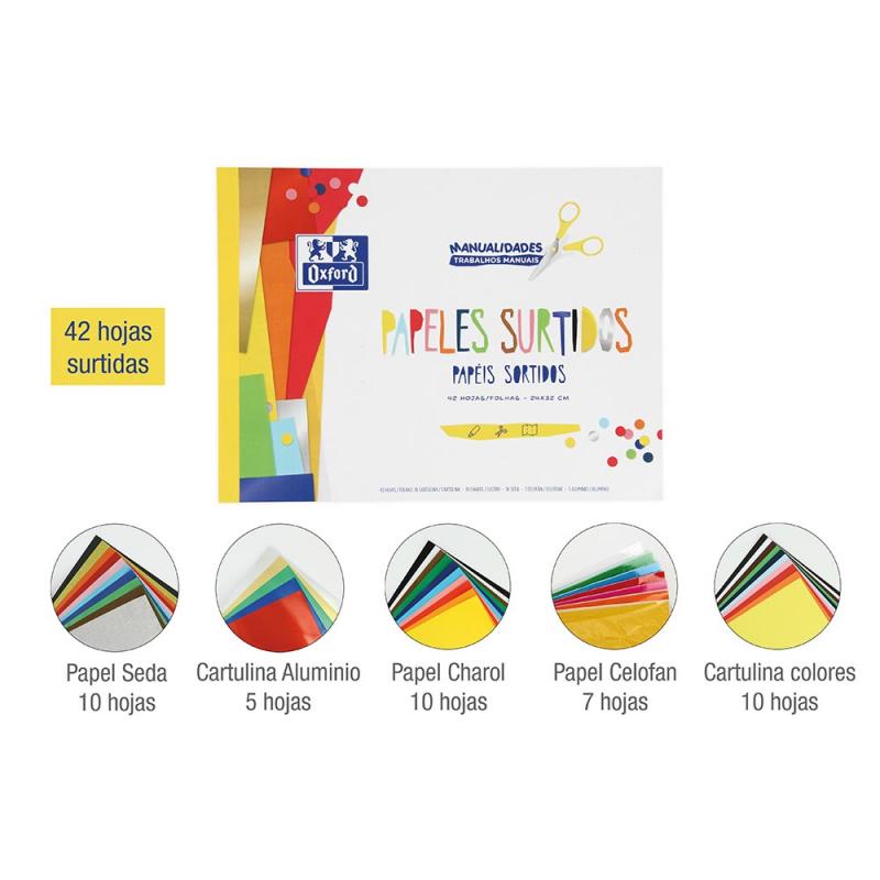 BLOCO OXFORD A4 PAPEL COLORIDO 42F