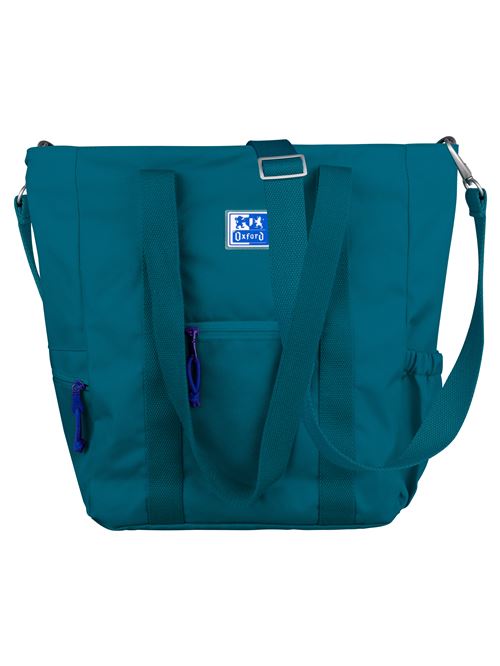 Saco Tiracolo Oxford B-Trendy Aqua 34X31X12Cm - Image 3