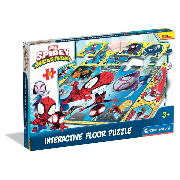 Puzzle interativo de chão - Aranha e seus amigos incríveis