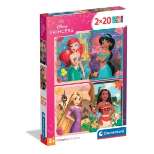 Puzzle Princesas da Disney - 2x20 peças