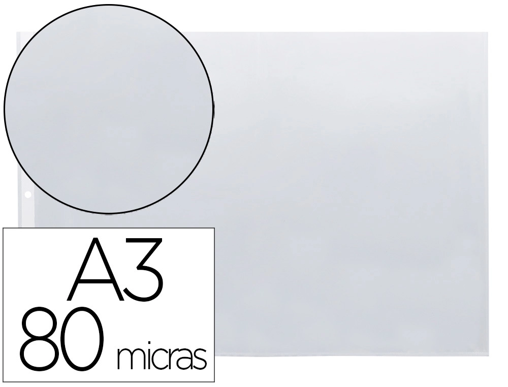 MICA A3 80 MICRONS CRISTAL COM ABERTURA SUPERIOR