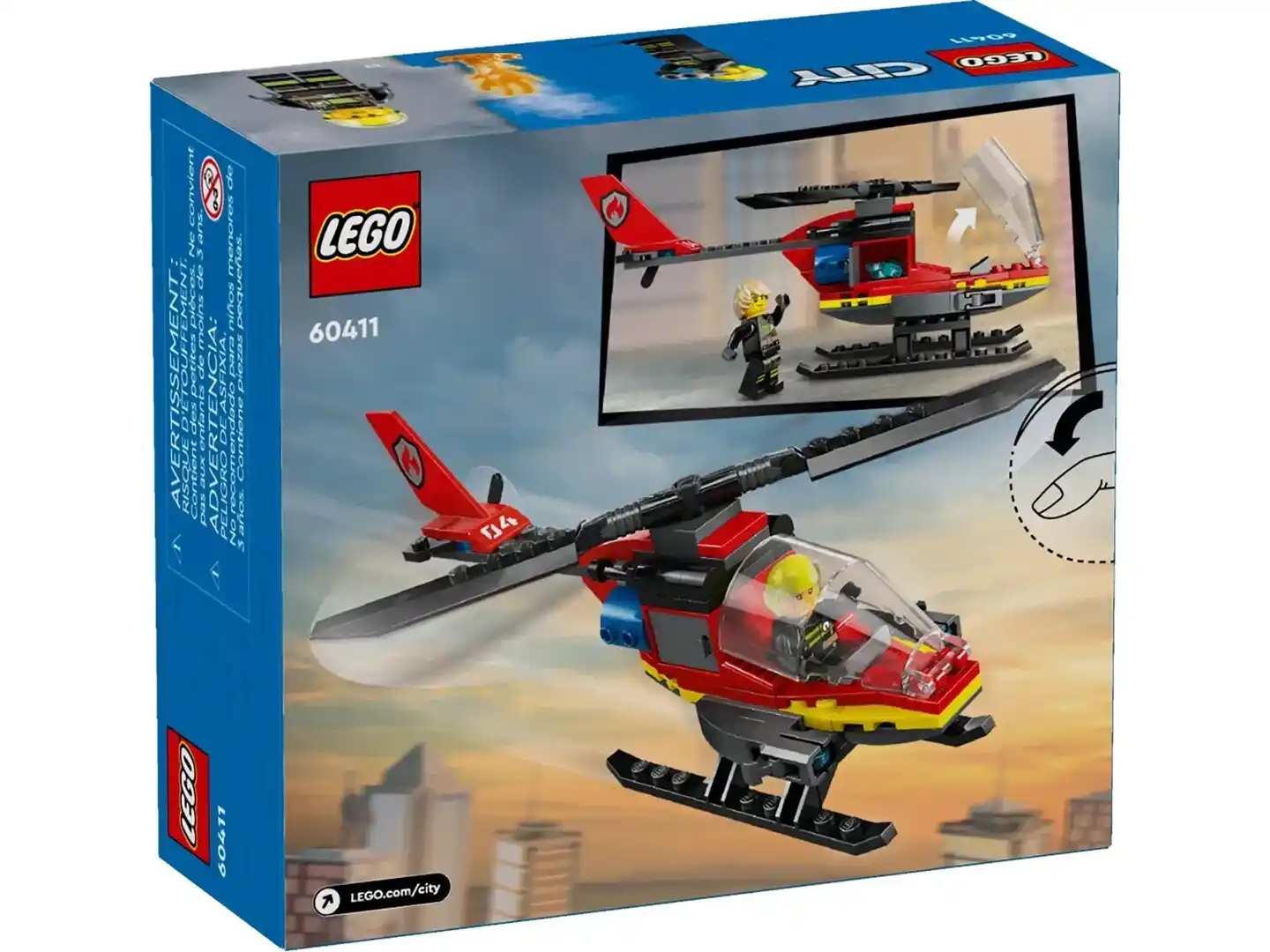 LEGO City Helicóptero de Resgate dos Bombeiros