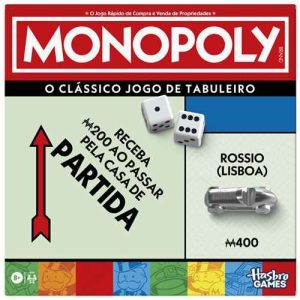 Jogo de Tabuleiro Monopoly Clássico