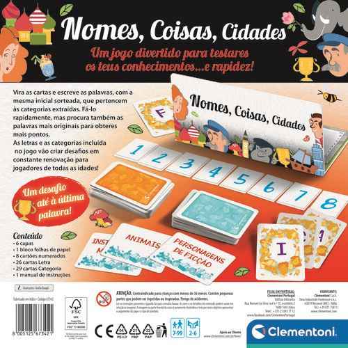 Nomes Coisas e Cidades - Clementoni - Image 2