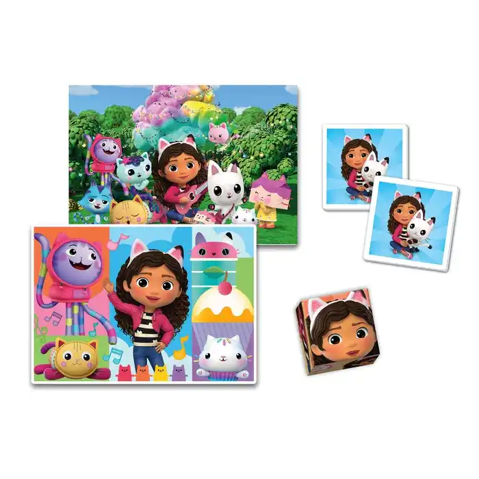 Puzzle Edukit 4 em 1 Casa de Bonecas da Gabby - Image 2