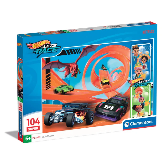 Puzzle Hot Wheels™ - 104 peças