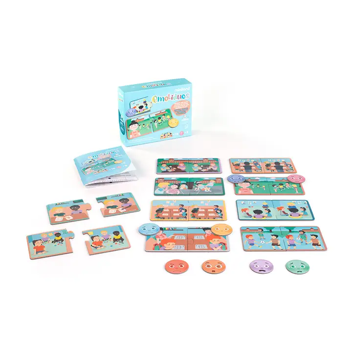 Jogo de tabuleiro Miniland Emotiduos