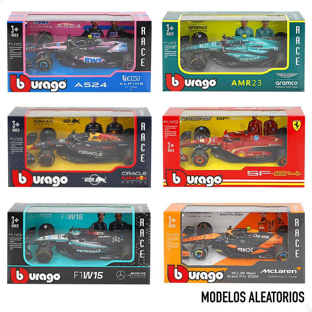 Burago Carro F1 metal 1:43