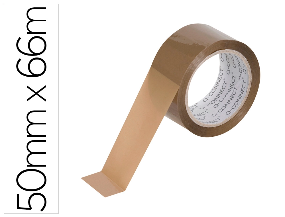 FITA ADESIVA CASTANHA 66 MT X 50 MM