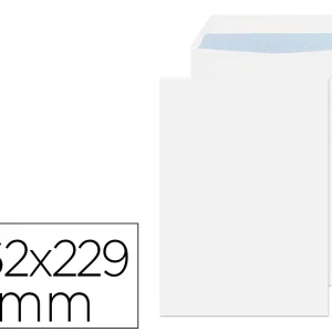ENVELOPE BOLSA C5 BRANCO 162X229 MM TIRA DE SILICONE