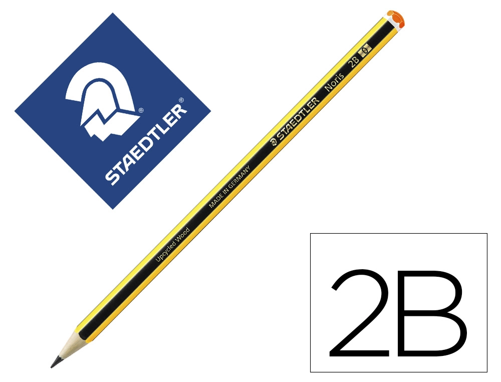 LAPIS DE GRAFITE STAEDTLER NORIS N.0 2B