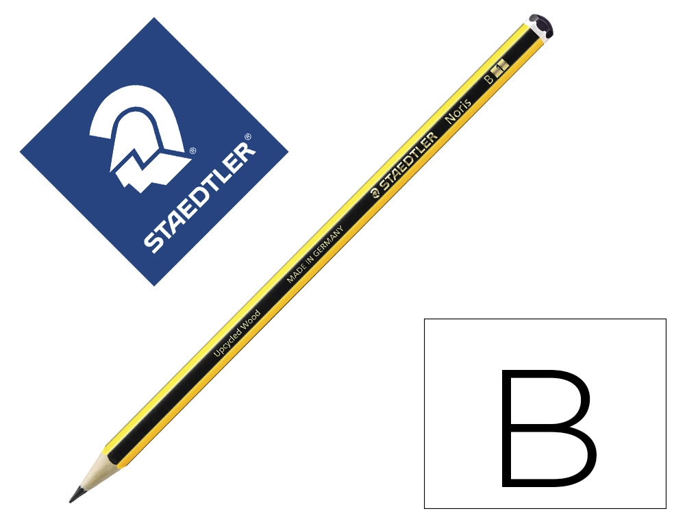 LAPIS DE GRAFITE STAEDTLER NORIS N.1 B