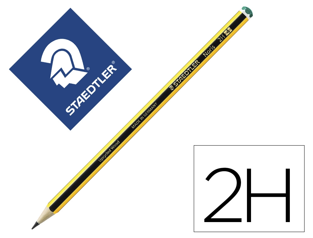 LAPIS DE GRAFITE STAEDTLER NORIS N.4 2H