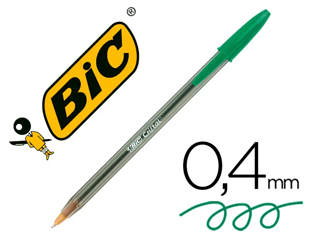 Bic Cristal Esferográficas Verde