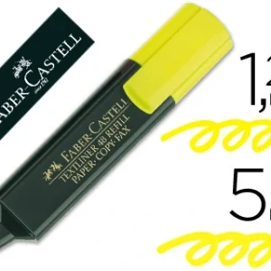 MARCADOR FABER FLUORESCENTE 48-07 AMARELO