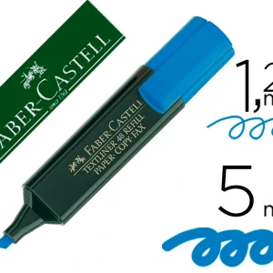 MARCADOR FABER FLUORESCENTE 48-51 AZUL CLARO