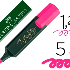 MARCADOR FABER FLUORESCENTE 48-28 ROSA