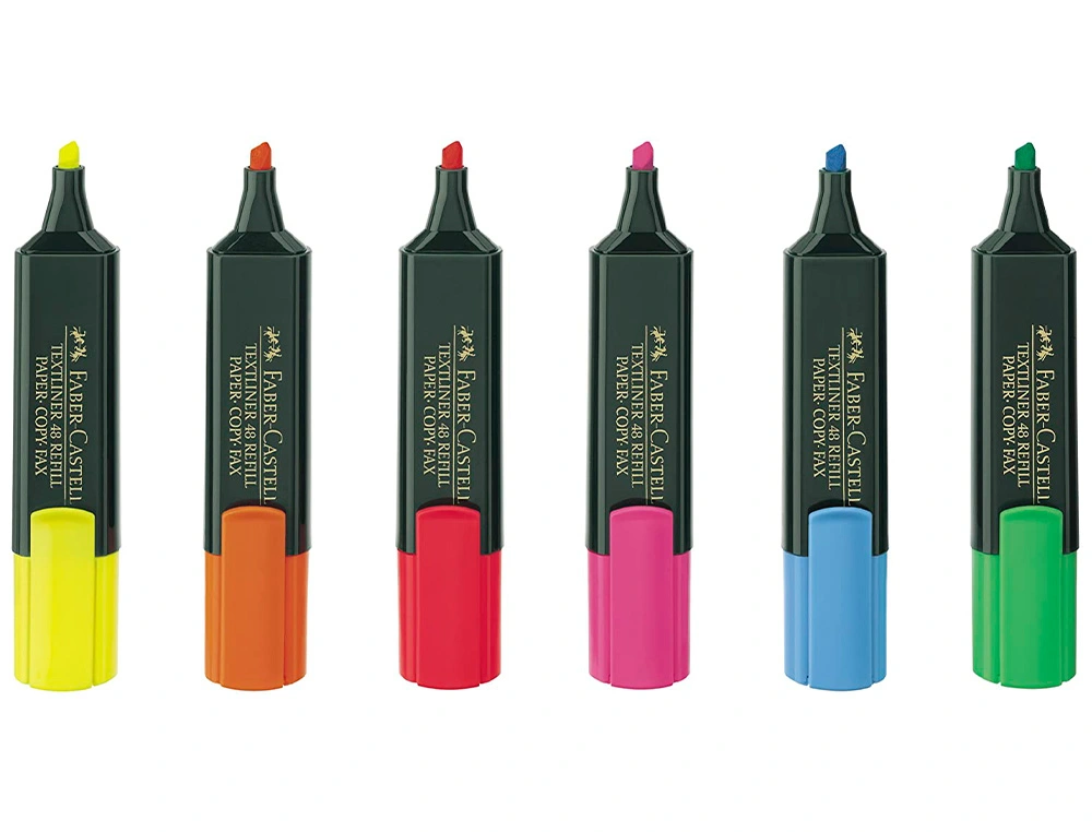 MARCADOR FABER FLUORESCENTE 48-28 ROSA - Image 2