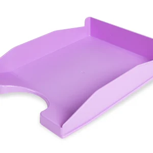 TABULEIRO DE SECRETARIA DE PLASTICO CAIXA COM 6 UNIDADES LAVANDA OPACO