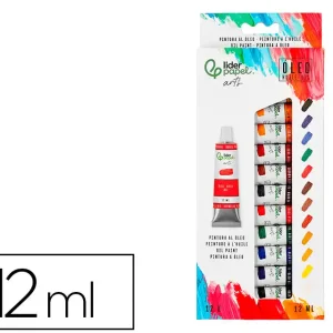 PINTURA A ÓLEO DE ALUMÍNIO DE 12 ML CORES SORTIDAS